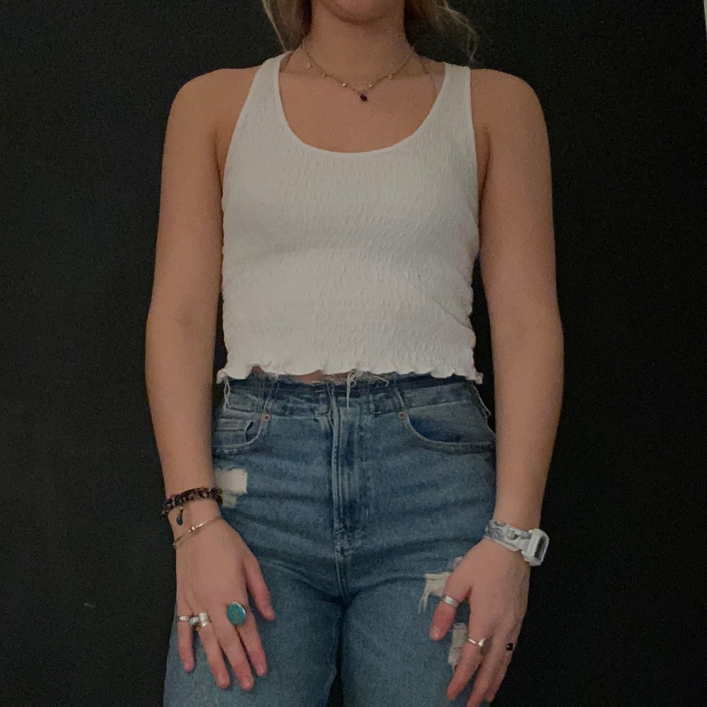 American Eagle size small smocked tank top